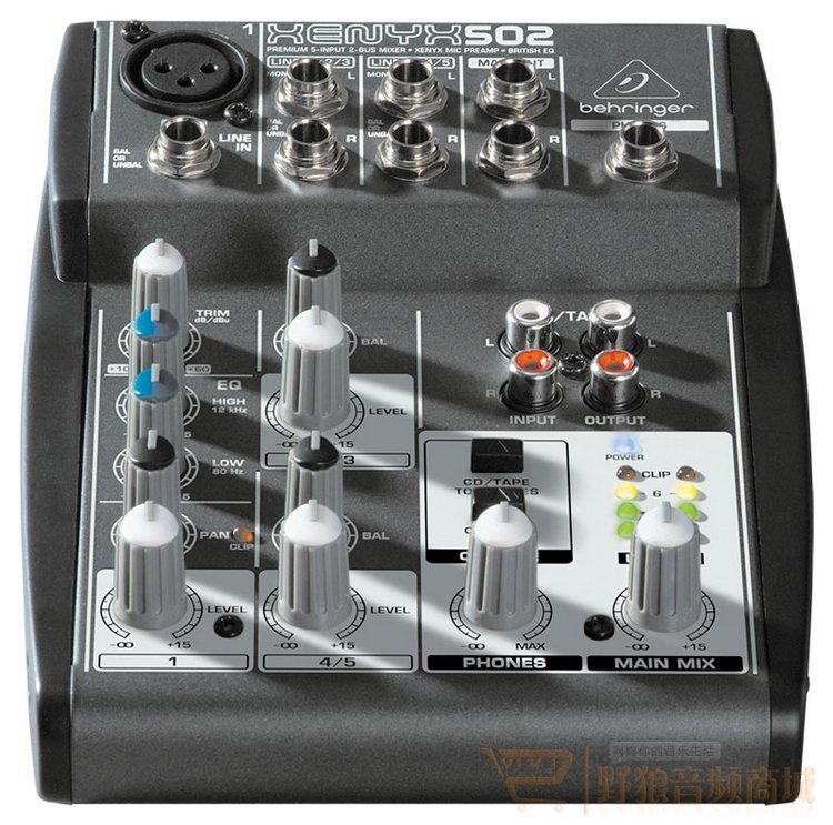 百灵达(BEHRINGER) XENYX 502 调音台