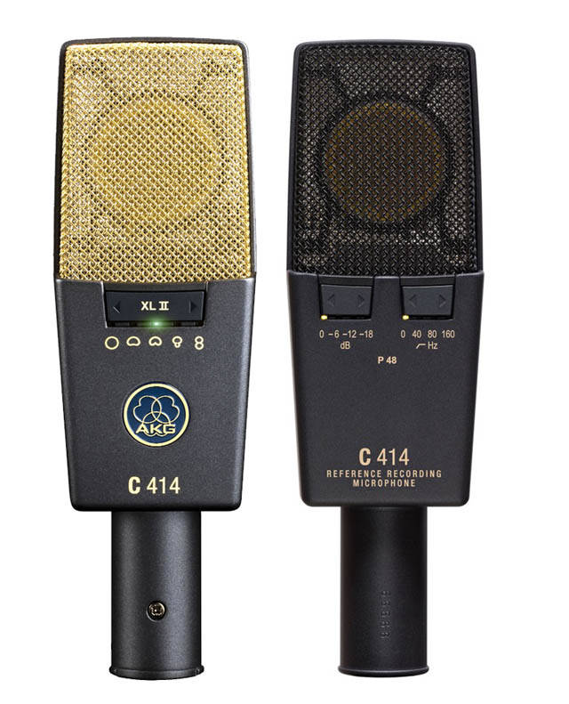 AKG/爱科技 C414-XLⅡ 专业大振膜电容话筒麦克风