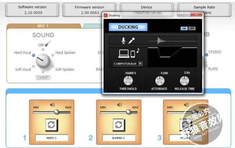 TASCAM MiNiSTUDIO 系列直播声卡